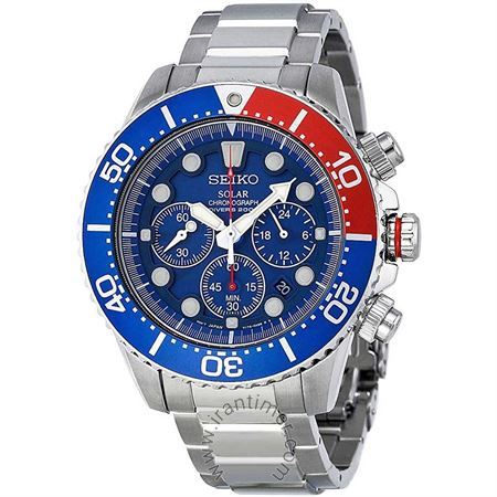 خرید، فروش و قیمت ساعت مچی سیکو SEIKO مدل SSC019P1 | مردانه کلاسیک تمام  استیل، کرونوگراف، نمایش تاریخ، نمایش 24 ساعت شبانه روز، خود شارژ