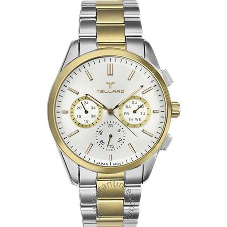 ساعت مچی مردانه کلاسیک بند استیل، ست