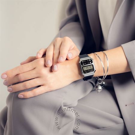 قیمت و خرید ساعت مچی مردانه زنانه کاسیو (CASIO) جنرال مدل A100WEF-1ADF اسپرت | اورجینال و اصلی