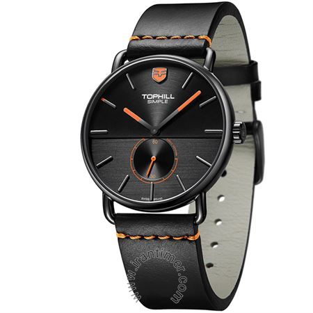 ساعت مچی مردانه کلاسیک بند چرم طبیعی