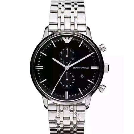 ساعت مچی مردانه کلاسیک تمام استیل، کرونوگراف، نمایش تاریخ