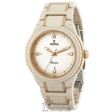 ساعت مچی زنانه فشن کلاسیک بند سرامیکی ، نگین دار