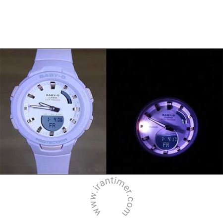 قیمت و خرید ساعت مچی کاسیو (CASIO) بیبی جی مدل BSA-B100-4A2DR اسپرت | اورجینال و اصلی