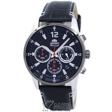 ساعت مچی مردانه کلاسیک بند چرم طبیعی، کرونوگراف، نمایش تاریخ، نمایش 24 ساعت شبانه روز