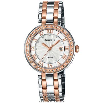 قیمت و خرید ساعت مچی زنانه کاسیو (CASIO) شین مدل SHE-4524SPG-7BUDR کلاسیک فشن | اورجینال و اصلی