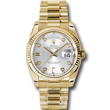 قیمت و خرید ساعت مچی مردانه رولکس(Rolex) مدل 118238 sdp Silver کلاسیک | اورجینال و اصلی