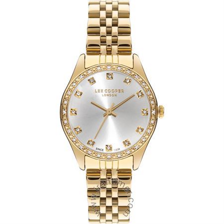 ساعت مچی زنانه فشن بند استیل، نگین دار