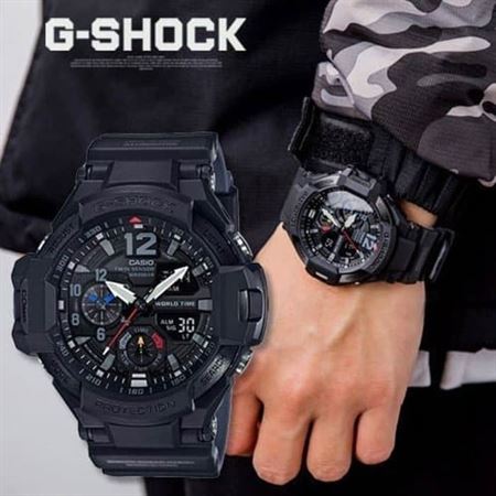 قیمت و خرید ساعت مچی مردانه کاسیو (CASIO) جی شاک مدل GA-1100-1A1DR اسپرت | اورجینال و اصلی
