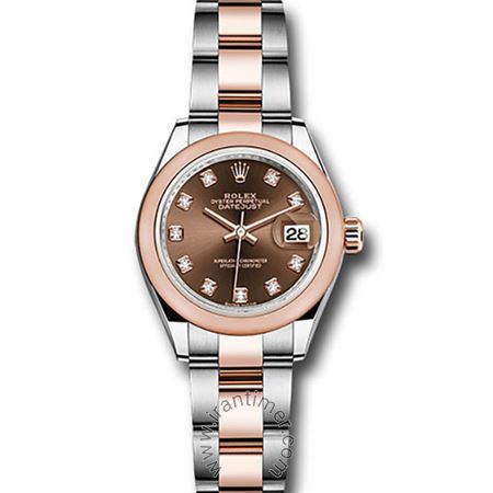 قیمت و خرید ساعت مچی زنانه رولکس(Rolex) مدل 279161 chodo Brown کلاسیک | اورجینال و اصلی