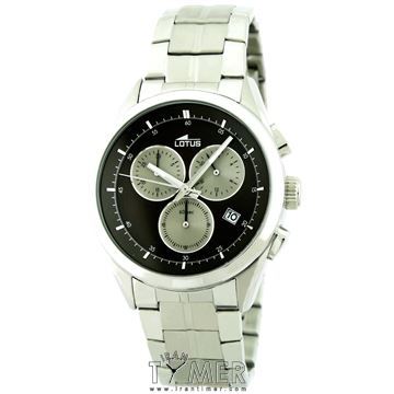 ساعت مچی مردانه کلاسیک تمام استیل، نمایش تاریخ، 24 ساعت شبانه روز، کرنوگراف