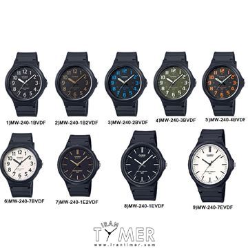 قیمت و خرید ساعت مچی مردانه کاسیو (CASIO) جنرال مدل MW-240-1EVDF اسپرت | اورجینال و اصلی