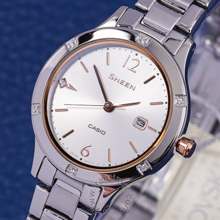 قیمت و خرید ساعت مچی زنانه کاسیو (CASIO) شین مدل SHE-4533D-7AUDF کلاسیک | اورجینال و اصلی