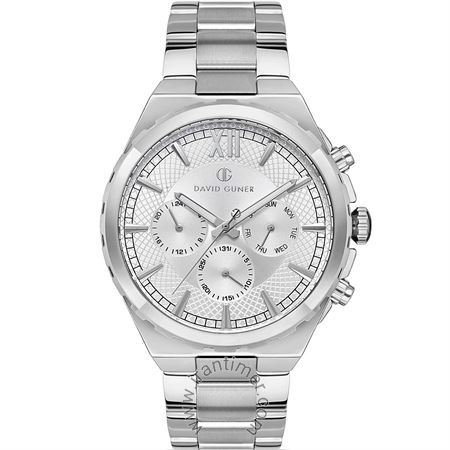 ساعت مچی مردانه کلاسیک بند استیل، نمایش تاریخ کامل