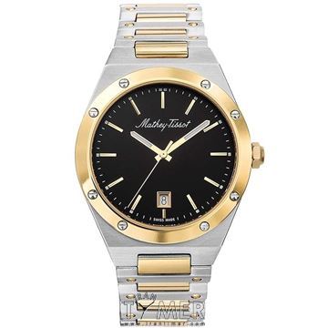 ساعت مچی مردانه کلاسیک تمام استیل، نمایش تاریخ، Ronda Caliber 515، رنگ PVD