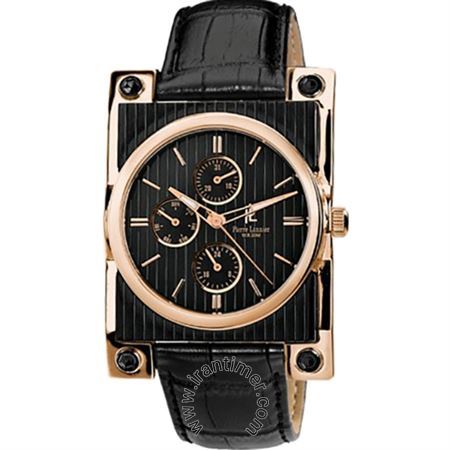 ساعت مچی مردانه کلاسیک بند چرم طبیعی، نمایش تاریخ کامل