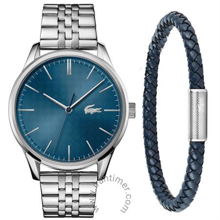 ساعت مچی مردانه کلاسیک تمام استیل، همراه با دستبند ست