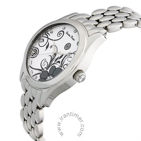 قیمت و خرید ساعت مچی زنانه سوئیس تایم(SWISS TIME) مدل ST 325-SS/Wh کلاسیک فشن | اورجینال و اصلی