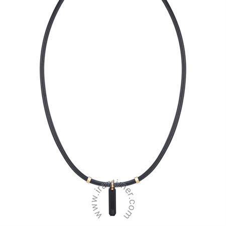 ساعت مچی گردنبند مردانه اسپرت پلاستیک و استیل