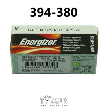  1 عدد باتری 394-380MD(فروش به همکار با تماس تلفنی به قیمت عمده امکان پذیر است)