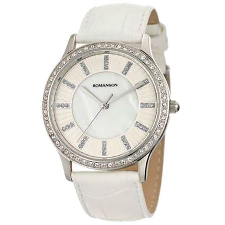 قیمت و خرید ساعت مچی زنانه رومانسون(ROMANSON) مدل RL0384TL1WM12W-W فشن | اورجینال و اصلی