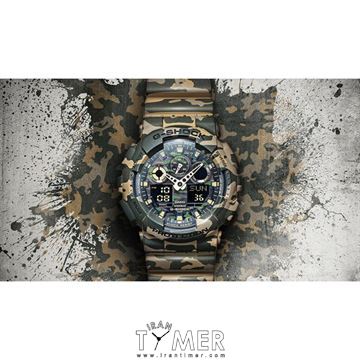 قیمت و خرید ساعت مچی مردانه کاسیو (CASIO) جی شاک مدل GA-100CM-5ADR اسپرت | اورجینال و اصلی