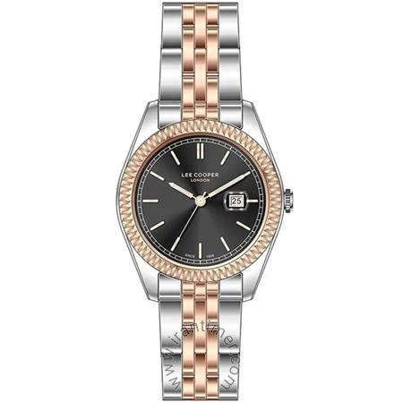 ساعت مچی زنانه کلاسیک بند استیل، نمایش تاریخ، ست