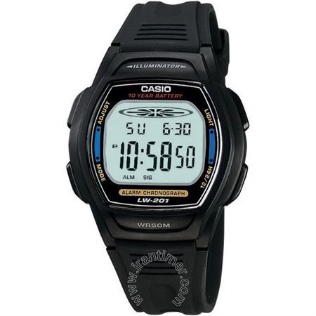 قیمت و خرید ساعت مچی کاسیو CASIO (G-Shock) مدل LW-201-2AVDF | زنانه اسپرت  تمام پلاستیک، نور پس زمینه، دو زمانه، زمان سنج، زنگ هشدار، نمایش تاریخ  کامل، عمر باتری 10 ساله