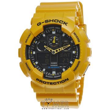 قیمت و خرید ساعت مچی مردانه کاسیو (CASIO) جی شاک مدل GA-100A-9ADR اسپرت | اورجینال و اصلی