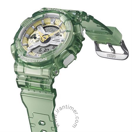 قیمت و خرید ساعت مچی مردانه زنانه کاسیو (CASIO) مدل GMA-S110GS-3ADR اسپرت | اورجینال و اصلی