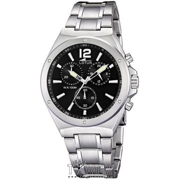 ساعت مچی مردانه کلاسیک تمام استیل ، نمایش 24 ساعت شبانه روز ، کرنوگراف