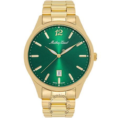 ساعت مچی مردانه کلاسیک تمام استیل، ست، موتور Ronda 515