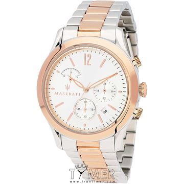 ساعت مچی مردانه کلاسیک تمام استیل، کرونوگراف، نمایش تاریخ