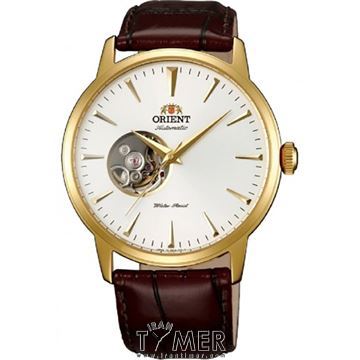 ساعت مچی مردانه کلاسیک بند چرم طبیعی، اتوماتیک، 22 عدد سنگ قیمتی داخل موتور، قلب باز، 40 ساعت ذخیره انرژی