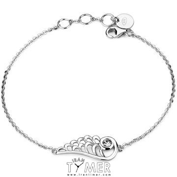 ساعت مچی دستبند زنانه کلاسیک تمام نقره، نگین سواروسکی