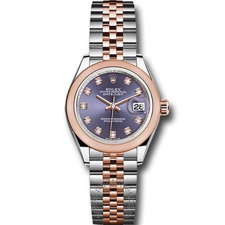 قیمت و خرید ساعت مچی زنانه رولکس(Rolex) مدل 279161 audj Dark Purple کلاسیک | اورجینال و اصلی
