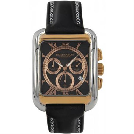 ساعت مچی مردانه کلاسیک بند چرمی، کرونوگراف، نمایش تاریخ