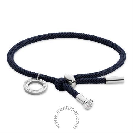 ساعت مچی دستبند زنانه کلاسیک پارچه و استیل