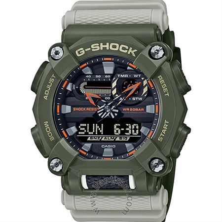 قیمت و خرید ساعت مچی مردانه کاسیو (CASIO) جی شاک مدل GA-900HC-3ADR اسپرت | اورجینال و اصلی