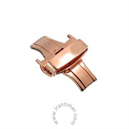 ساعت مچی قفل پروانه ای ضامن دار رنگ مسی در اندازه های مختلف(سایز22)