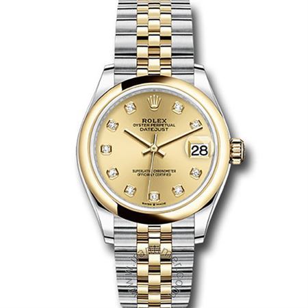 قیمت و خرید ساعت مچی زنانه رولکس(Rolex) مدل 278243 chdj Gold کلاسیک | اورجینال و اصلی