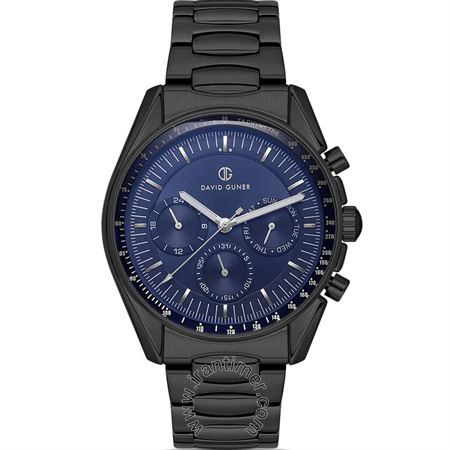 ساعت مچی مردانه کلاسیک بند استیل، نمایش تاریخ کامل، سرعت سنج