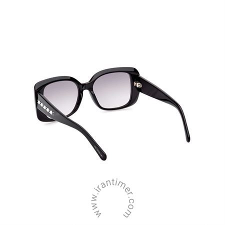قیمت و خرید عینک آفتابی زنانه فشن (SWAROVSKI) مدل SK 0373 01B 53 | اورجینال و اصلی