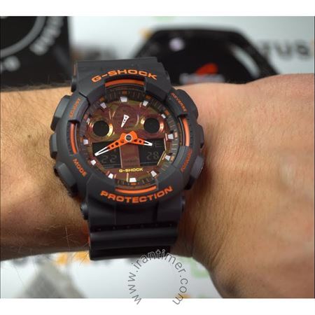 قیمت و خرید ساعت مچی مردانه کاسیو (CASIO) جی شاک مدل GA-100BR-1ADR اسپرت | اورجینال و اصلی