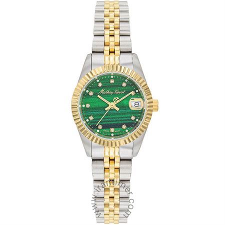 ساعت مچی زنانه فشن تمام استیل، ست، موتور Ronda 585