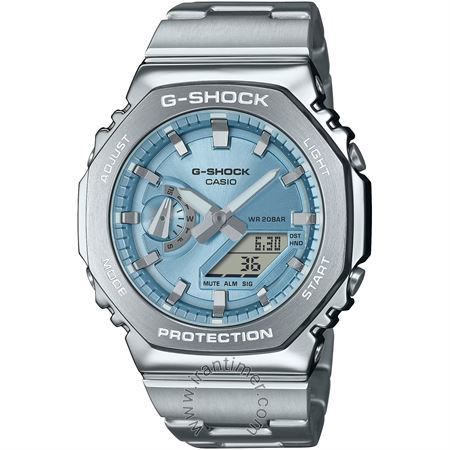 قیمت و خرید ساعت مچی مردانه کاسیو (CASIO) جی شاک مدل GM-2110D-2ADR اسپرت | اورجینال و اصلی