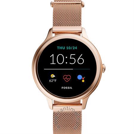 ساعت مچی زنانه کلاسیک تمام استیل، هوشمند، سیستم عامل مجهز به Wear OS by Google، قابلیت اتصال از بلوتوث 4.2 LE، NFC، وای فای، حسگرها شتاب سنج، ژیروسکوپ، IR خارج از بدن، ضربان قلب PPG، حافظه 1 گیگابایت رم، 4 گیگ