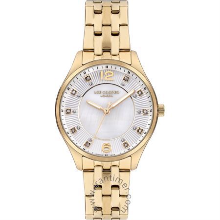 ساعت مچی زنانه فشن بند استیل، نگین دار