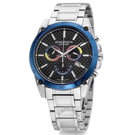 ساعت مچی مردانه کلاسیک تمام استیل، کرونوگراف، نمایش تاریخ