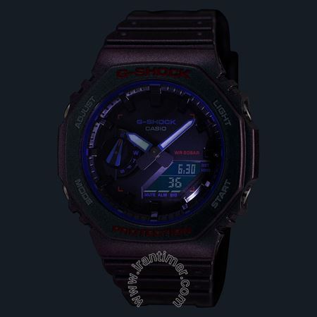 قیمت و خرید ساعت مچی مردانه کاسیو (CASIO) جی شاک مدل GA-2100AH-6A اسپرت | اورجینال و اصلی