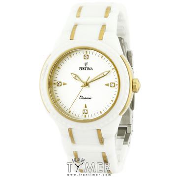 ساعت مچی زنانه فشن کلاسیک بند سرامیکی ، نگین دار